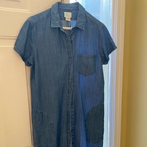 Cute denim dress just in time for spring!